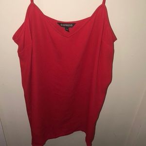 Flowy Red Express Camisole Style Top